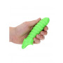 Guaina fallica per allungamento pene Swirl Stretchy Penis Sleeve - Glow in the Dark - Neon Green