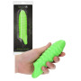 Guaina fallica per ingrandimento pene Swirl Thick Stretchy Penis Sleeve - GitD - Neon Green