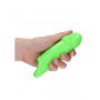 Guaina fallica manicotto per allungamento pene Smooth Thick Stretchy Penis Sleeve - GitD - Neon Green