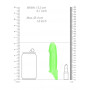 Guaina fallica manicotto per allungamento pene Smooth Thick Stretchy Penis Sleeve - GitD - Neon Green