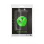 Anello fallico ritardante per pene e testicoli Cock Ring & Ball Strap - Glow in the Dark - Neon Green