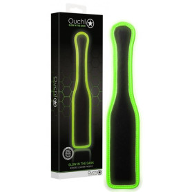 Sculacciatore bondage Paddle - Glow in the Dark - Neon Green/Black