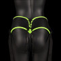 Fallo indossabile vaginale anale Strap-on Harness - Glow in the Dark - Neon Green/Black