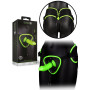 Fallo indossabile vaginale anale Strap-on Harness - Glow in the Dark - Neon Green/Black