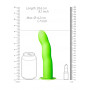 fallo cavo indossabile vaginale anale CURVED HOLLOW STRAP-ON 8'' / 20 CM GLOW IN THE DARK