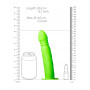 fallo vaginale anale dildo indossabile Twisted Hollow Strap-on - 8'' / 20 cm GitD