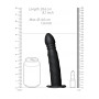 fallo indossabile dildo cavo vaginale anale Twisted Hollow Strap-on - 8'' / 20 cm - Black