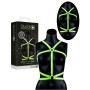 Pettorina sadomaso sexy imbracatura bondage Harness - Glow in the Dark - Neon Green/Black