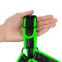 Imbragatura uomo bondage sexy pettorina sadomaso fosforescente Chest Bulldog Harness - GitD - Neon Green/Black
