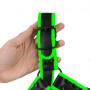 Pettorina sadomaso imbracatura bondage sexy Buckle Bulldog Harness - GitD - Neon Green/Black