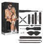 Kit costrittivo sadomaso set Bondage Set Tough Denim Style Black