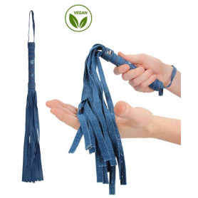 Frustino sadomaso sexy mistress Flogger Roughend Denim Style Blue