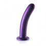 Dildo vaginale con ventosa per punto g Smooth G-Spot Dildo 7'' / 17 cm Purple