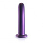 Dildo vaginale con ventosa per punto g Smooth G-Spot Dildo 7'' / 17 cm Purple