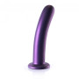 Dildo vaginale con ventosa per punto g Smooth G-Spot Dildo 7'' / 17 cm Purple