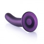 Dildo vaginale con ventosa per punto g Smooth G-Spot Dildo 7'' / 17 cm Purple