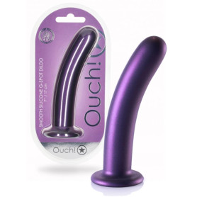 Dildo vaginale con ventosa per punto g Smooth G-Spot Dildo 7'' / 17 cm Purple