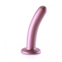 Dildo vaginale per punto g con ventosa Smooth G-Spot Dildo 6'' / 14,5 cm Rose Gold