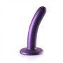 Dildo liscio vaginale con ventosa Smooth G-Spot Dildo 5'' / 12 cm Metallic Purple