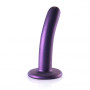 Dildo liscio vaginale con ventosa Smooth G-Spot Dildo 5'' / 12 cm Metallic Purple