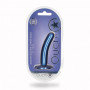 Dildo liscio con ventosa in silicone Smooth G-Spot Dildo 5'' / 12 cm Metallic Blue