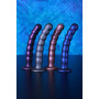 Dildo vaginale a sfere in silicone con ventosa Beaded G-Spot Dildo 8'' / 20,5 cm Rose Gold