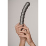 Dildo vaginale a sfere in silicone con ventosa Beaded G-Spot Dildo 8'' / 20,5 cm Rose Gold