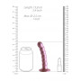 Dildo vaginale per punto G a sfere con ventosa Beaded G-Spot Dildo 5'' / 13 cm Rose Gold