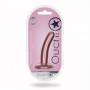 Dildo liscio con ventosa in silicone vaginale Smooth G-Spot Dildo 12 cm Rose Gold