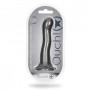 Dildo vaginale in silicone con ventosa Ultra Soft Curvy G-Spot Dildo 17 cm Gun Metal