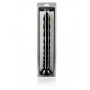 Dildo anale maxi con ventosa Stacked Anal Snake 30 cm Black