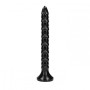 Dildo maxi anale con ventosa Scaled Anal Snake 30 cm Black