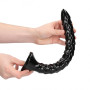 Dildo maxi anale con ventosa Scaled Anal Snake 30 cm Black