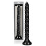 Dildo maxi anale con ventosa Scaled Anal Snake 30 cm Black