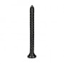 Dildo anale maxi con ventosa Swirled Anal Snake 40 cm Black