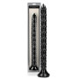 Dildo anale maxi con ventosa Scaled Anal Snake 40 cm Black