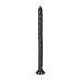 Dildo anale maxi con ventosa Scaled Anal Snake 50 cm Black