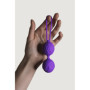 Palline vaginali in silicone Geisha Balls Small purple