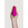 stimolatore vaginale clitoride vibrante rotante in silicone caress