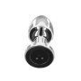 Plug anale vibrante in metallo The Glider Large Buttplug