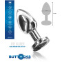 Plug anale vibrante in metallo The Glider Large Buttplug