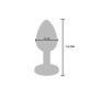 Plug anale vibrante im metallo The Glider Small Buttplug