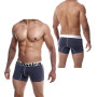 Boxer grigio uomo a vita bassa MaleBasics Microfiber