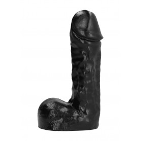 Dildo realistico anale vaginale grande per fisting 19.5 cm all black