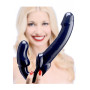 Fallo indossabile dildo vaginale anale realistico strap on pene finto strapless