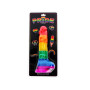 Fallo in silicone realistico vaginale anale con ventosa Rainbow Lover 8 Inch fallo anale pride