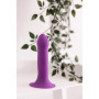 Dildo in silicone anale vaginale con ventosa Hitsens 6 Purple