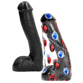 Fallo per fisting maxi dildo vaginale anale 23.5 cm all black