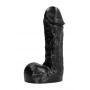 Dildo grande anale vaginale per fisting realistico 25 cm all black