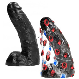 Dildo realistico per fisting grande vaginale anale 26.5 cm all black